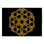 Kaleidoskop-Schädel-Mandalas Grußkarten