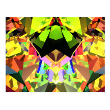 Kaleidoskop von Farben Postkarten