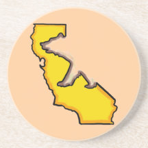 Kalifornien-Bärn-Staatssymbol-Getränk-Untersetzer
