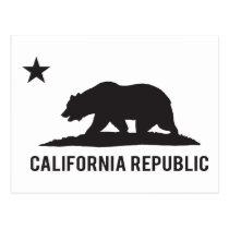 Kalifornien-Republik - grundlegend postkarten