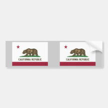 Kalifornien-Staats-Flagge Auto Aufkleber