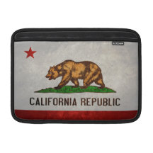 Kalifornien-Staats-Flagge MacBook Sleeves