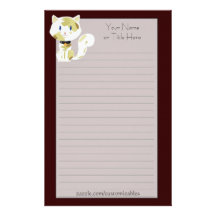 Kaliko-Katzen-Briefpapier Individuelle Büropapiere