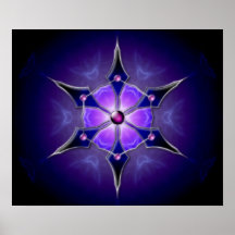 Kalter Starlight-Druck Plakat