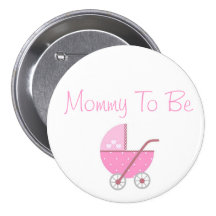Kam entlang eine Wagen-Babyparty-Mama, zum zu sein Anstecknadelbuttons