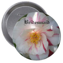Kamelien-Brautjungfern-Knopf Button