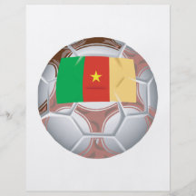 Kamerun-Fußball Individuelle Flyer