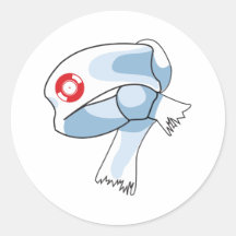 Kamikaze Runder Sticker