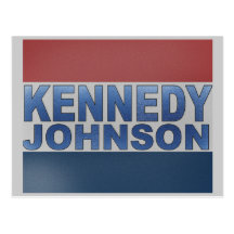 Kampagne Kennedys Johnson Postkarten