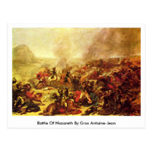Kampf von Nazaret durch Gros Antoine-Jean Postkarte