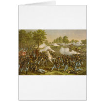 Kampf von Wilsons Nebenfluss. Am 10. August 1861 Grußkarten