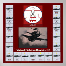 Kämpfende Bombardierung 12 - Plakat