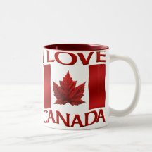 Kanada-Andenken-Kaffeetasse-Kanadabecher u. -schal