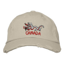Kanada-Drache mit Swag Baseballcap