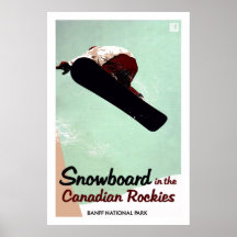 Kanadier Rockies Posterdruck