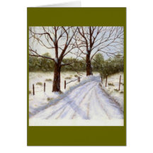Kanadischer Winter Karte