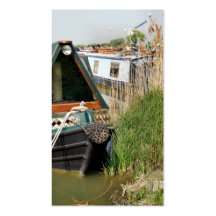 KANAL-BOOTE BRITISCH VISITENKARTE