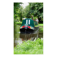 KANAL-BOOTE BRITISCH VISITENKARTEN