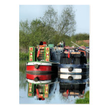 KANAL-BOOTE BRITISCH VISITENKARTENVORLAGE