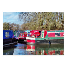 KANAL-BOOTE BRITISCH VISITENKARTENVORLAGE