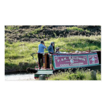 KANAL-BOOTE BRITISCH VISITENKARTENVORLAGEN