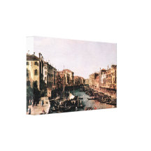 Kanal Giovanni Antonio - Canal Grande Gespannte Galeriedrucke