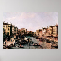 Kanal-Großartiger Kanal Giovanni Antonio Plakate