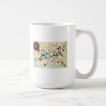 Kandinsky abstrakte Kunst Kaffee Tassen