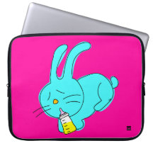 Kaninchen-Getränk-Milch 15 Zoll-Laptop-Hülse Computer Schutzhüllen
