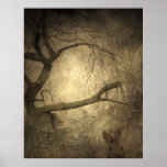 Kaninchen-Holz Plakatdruck