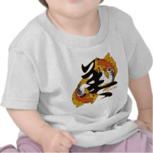 Kanji Koi Fisch-Schönheit Hemden