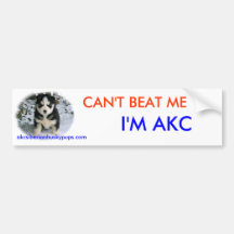 Kann mich nicht schlagen autosticker