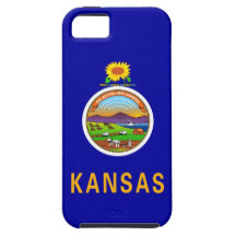 Kansas-Staats-Flagge iPhone 5 Cover