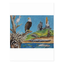 Kap-Kennedy-wild lebende Tiere Postkarte