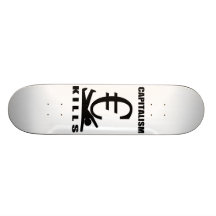 Kapitalismus-Tötungen Individuelle Skatedecks