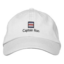 Kapitän Ron Bestickte Kappe
