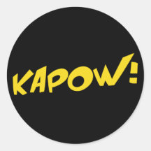 Kapow Comic-Aufkleber