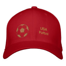 Kappe USA Futbol mit gesticktem Fußball Bestickte Baseballkappen