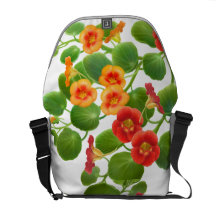 Kapuzinerkäse-Garten-Blumen-Rickshaw-Bote-Tasche Kuriertaschen