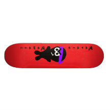 Karate Kawaii Skateboard Personalisiertes Skatedeck