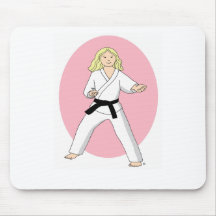 Karate-Prinzessin Mauspads