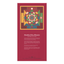 KARDIEREN Sie Mandala des 5Elements - mit Erklärun Foto Grußkarte