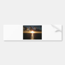 Karibischer Sonnenuntergang Auto Sticker