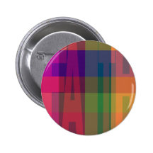 Karierter Glauben-Knopf Anstecknadelbutton
