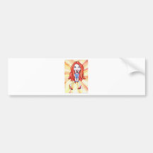 Karikaturgeschenk Autosticker