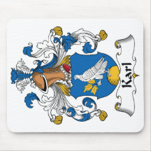 Karl Family Crest Mouse Pads