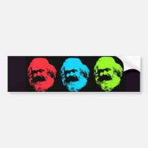 Karl- Marxcollage Auto Aufkleber
