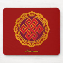 Karma-… endloser Knoten oder ewiger Knoten Mousepads
