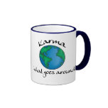 Karma, was Geschenk umhergeht Teetasse