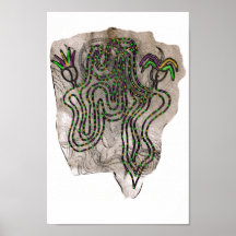 Karneval-Fossil Plakate